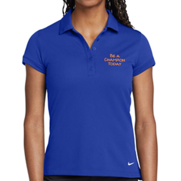 Women's Dri FIT Solid Icon Pique Modern Fit Polo Thumbnail